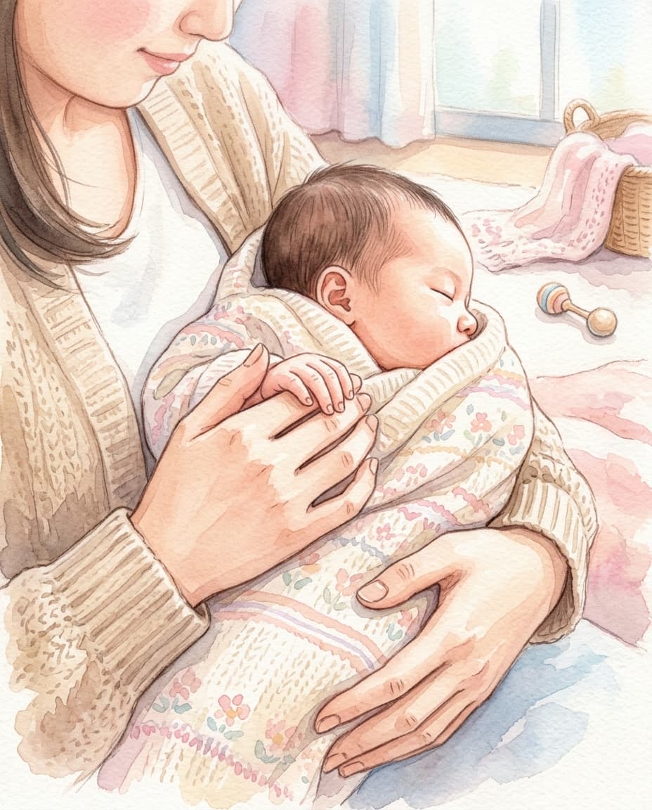 あたたかい授乳のひととき